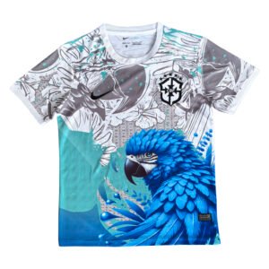 2025 Brazil Blue Parrot Special Soccer Jersey