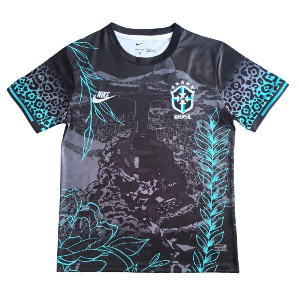 2025 Brazil Special Black Soccer Jersey