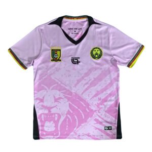 2025 Cameroon Pink soccer jersey