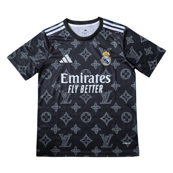 25/26 Real Madrid LV Collab Edition Soccer Jersey Black