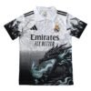 25/26 Real Madrid White & Black Polo Shirt
