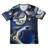 High-quality Manchester City 25/26 training soccer jersey with a unique abstract design, perfect for.