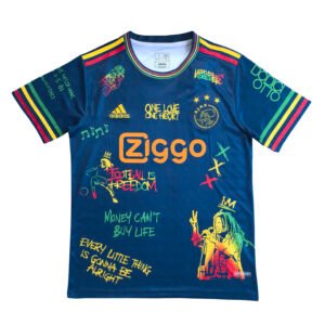 25/26 Ajax Bob Marley Royal Blue soccer Jersey