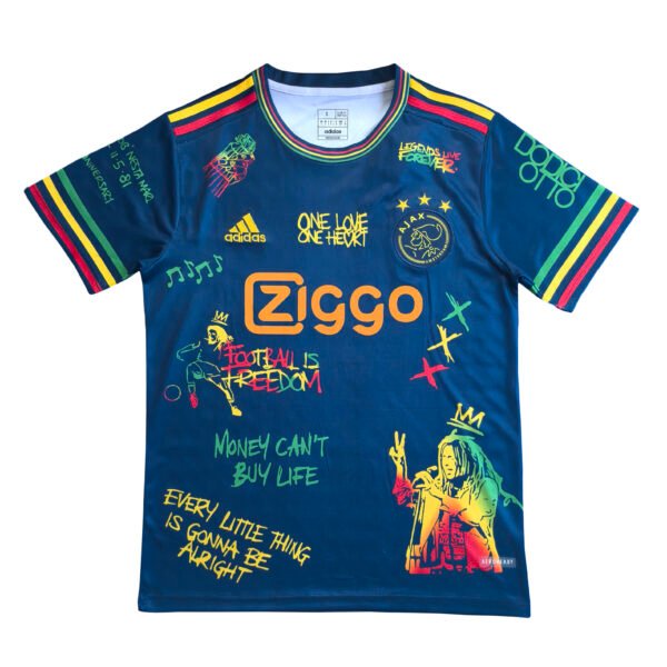 25/26 Ajax Bob Marley Royal Blue soccer Jersey