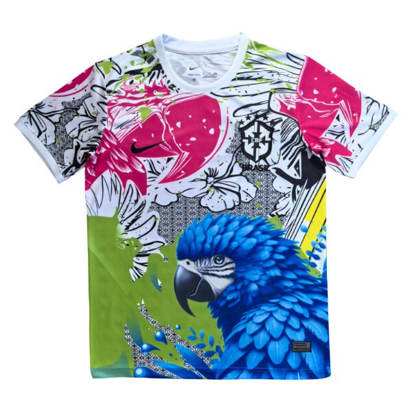2025 Brazil Soccer Jersey Parrot Edition