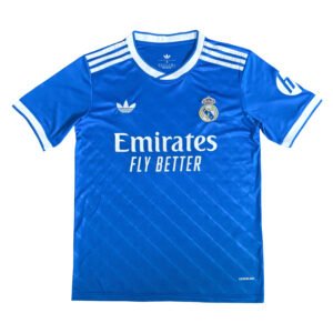 25/26 Real Madrid Third Blue soccer jersey