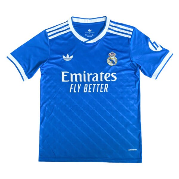 25/26 Real Madrid Third Blue soccer jersey
