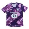 Official Pisa 25/26 home soccer jersey in purple with modern graphic design. Perfect for fans and pl.