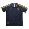 Manchester United third soccer jersey for 2025/26 season, navy with gold accents.