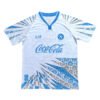 Manchester United third kit 2025/26 with Coca-Cola sponsor logo and modern design.