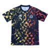 Manchester United third soccer jersey for 2025/26 season with vibrant abstract design.