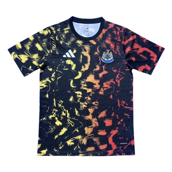 Manchester United third soccer jersey for 2025/26 season with vibrant abstract design.