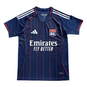 Pisa 25/26 home soccer jersey featuring navy blue color with red and white accents, perfect for foot.