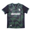 Pisa 2025/26 home soccer jersey with green and navy camouflage design, featuring Nike logo and Betan.