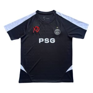 25/26 PSG Champion Edition Black T-shirt Exclusively Sponsored By XO