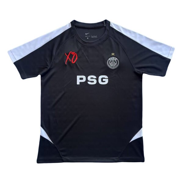 25/26 PSG Champion Edition Black T-shirt Exclusively Sponsored By XO