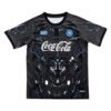 Manchester United third soccer jersey for 2025/26 season with black and blue design.