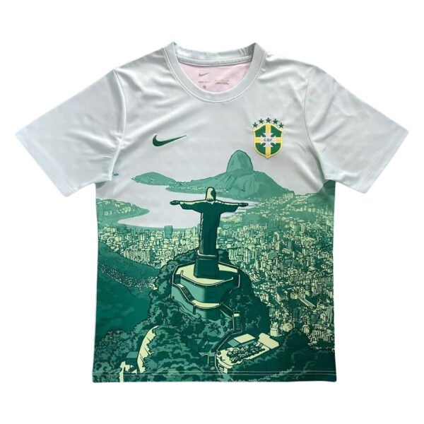 2025 Brazil Jesus Edition Green Jersey