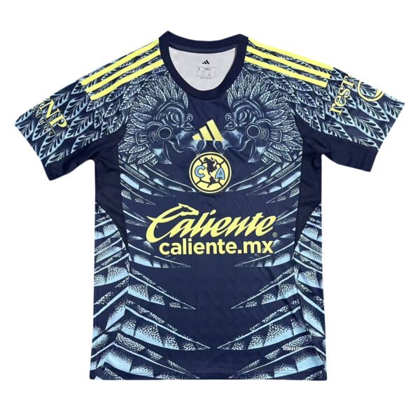 Manchester United third soccer jersey 2025/26 with vibrant blue and yellow design.