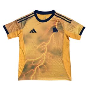 Training soccer jersey with lightning design, ideal for practice sessions.
