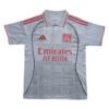 Pisa 25/26 home soccer jersey with Lyon badge and Adidas logo, lightweight and breathable.