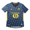 Official Pisa 25/26 home soccer jersey with blue and black pattern, featuring club logo and sponsor.