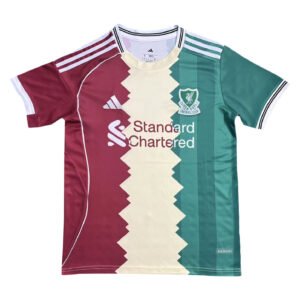 Liverpool FC 25/26 Home Soccer Jersey, official replica with club logo and sponsor.