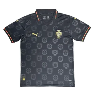 11274c (258) 2026 World Cup Portugal Black Soccer Jersey