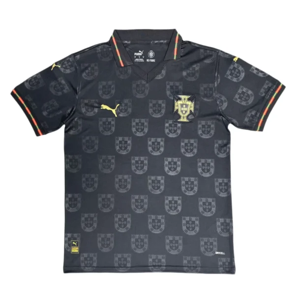 11274c (258) 2026 World Cup Portugal Black Soccer Jersey