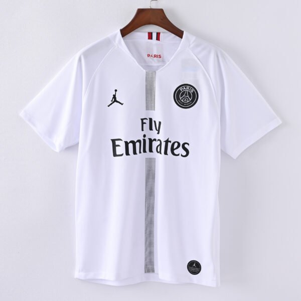 1587bc (103) Retro 2018-2019 PSG White Jersey