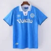 1587bc (109) Retro 1993-1994 Napoli Home Jersey