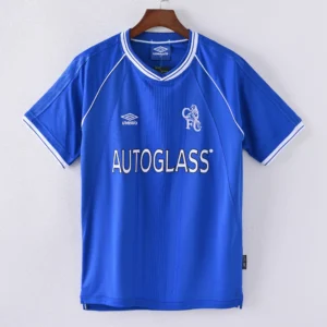 1587bc (117) Retro 1999-2001 Chelsea Home Jersey