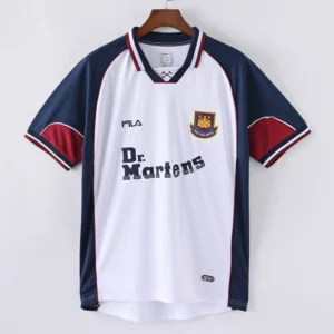 1587bc (127) Retro 1999-2001 West Ham United Away Jersey