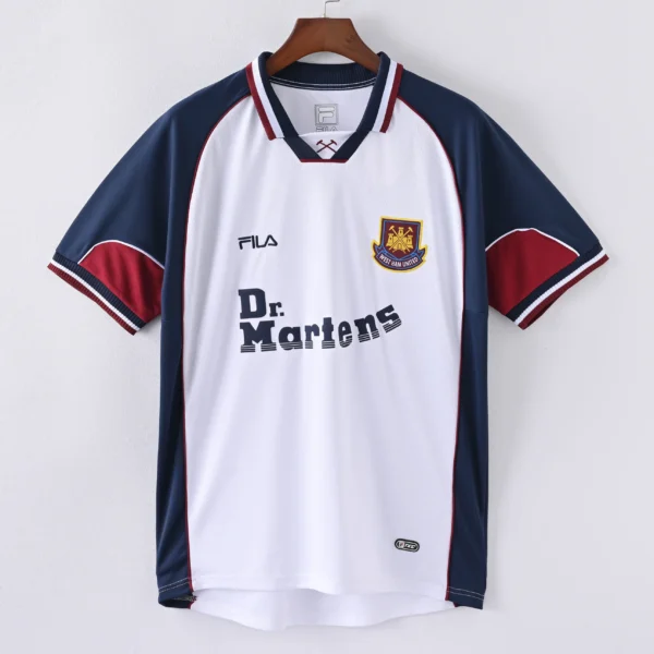 1587bc (127) Retro 1999-2001 West Ham United Away Jersey