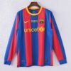 1587bc (137) Retro Long Sleeve 2010-2011 Barcelona Home Jersey