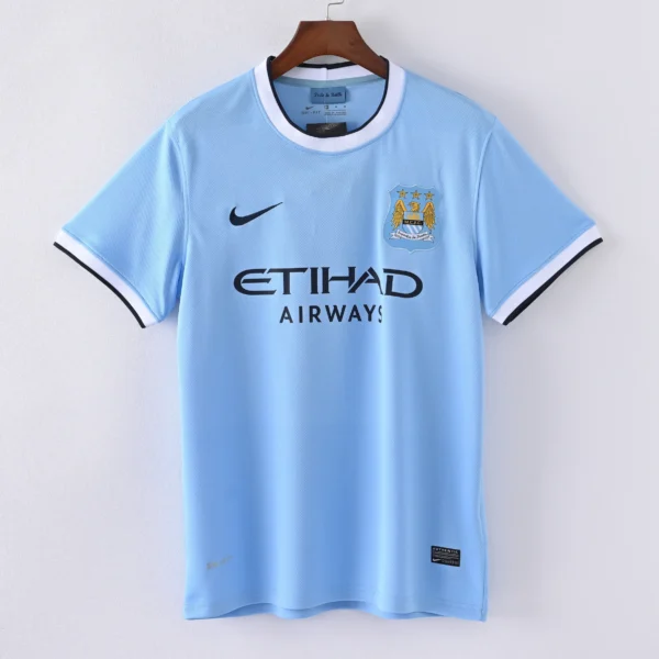 Retro 2013-2014 Manchester City Home Jersey