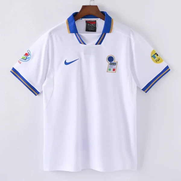 1587bc (151) Retro 1996 Italy Away Jersey