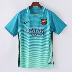 1587bc (153) Retro 2016-2017 Barcelona Away Jersey