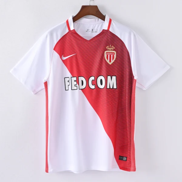 1587bc (157) Retro 2016-2017 Monaco Home jersey