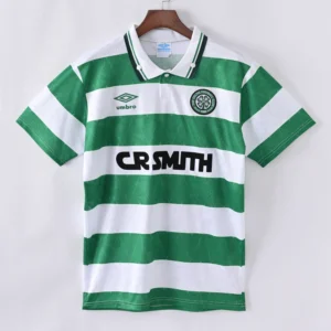1587bc (17) Retro 1889-1991 Celtic Home Jersey