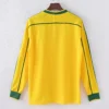 1587bc (178) Retro Long Sleeve 1998 Brazil Home Jersey