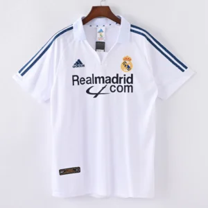1587bc (187) Retro 2001-2002 Real Madrid Home Jersey