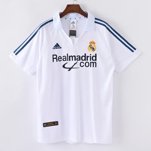 1587bc (187) Retro 2001-2002 Real Madrid Home Jersey