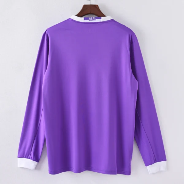 1587bc (204) Retro Long Sleeve 2016-2017 Real Madrid Away Jersey