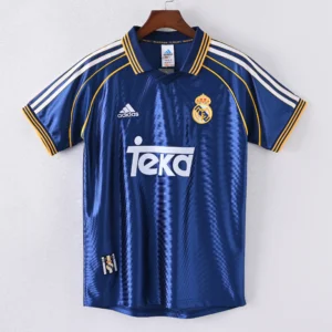 1587bc (209) Retro 1998-2000 Real Madrid Away Jersey