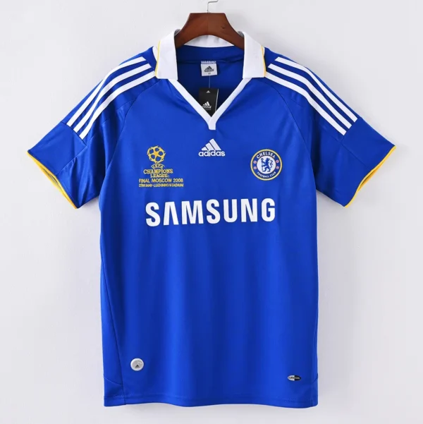 1587bc (217) Retro 2008-2009 Chelsea Home Jersey