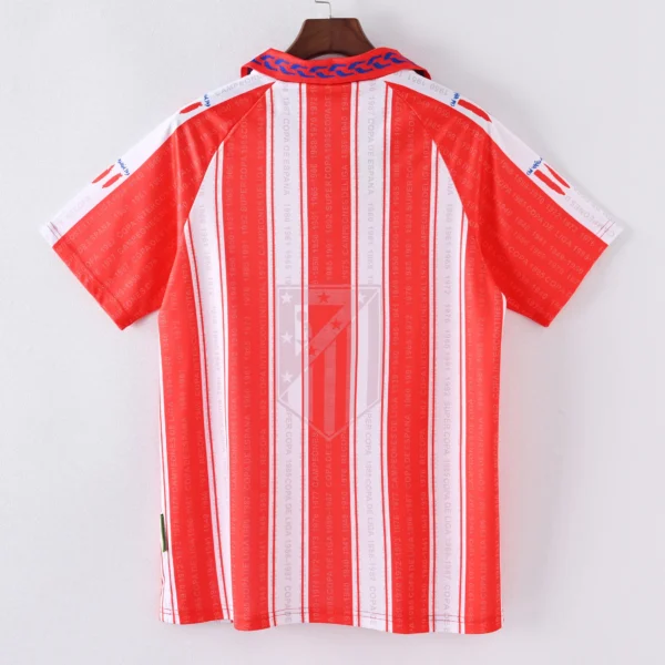 1587bc (240) Retro 1995-1996 Atletico de Madrid Home Jersey