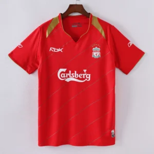 1587bc (249) Retro 2005-2006 Liverpool Home Jersey
