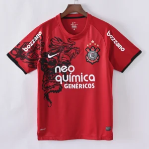 Retro 2011-2012 Corinthians Third Red Jersey