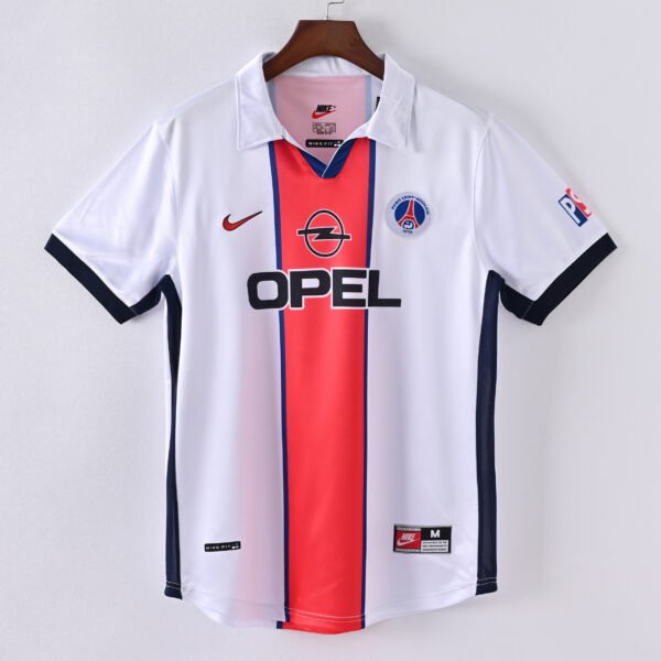 1587bc (275) Retro 1998-1999 PSG Away Jersey